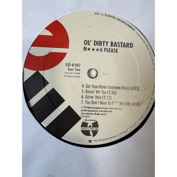 Other - OL' DIRTY BASTARD "N***GA PLEASE" 1999 VINYL LP PROMO Near MINT